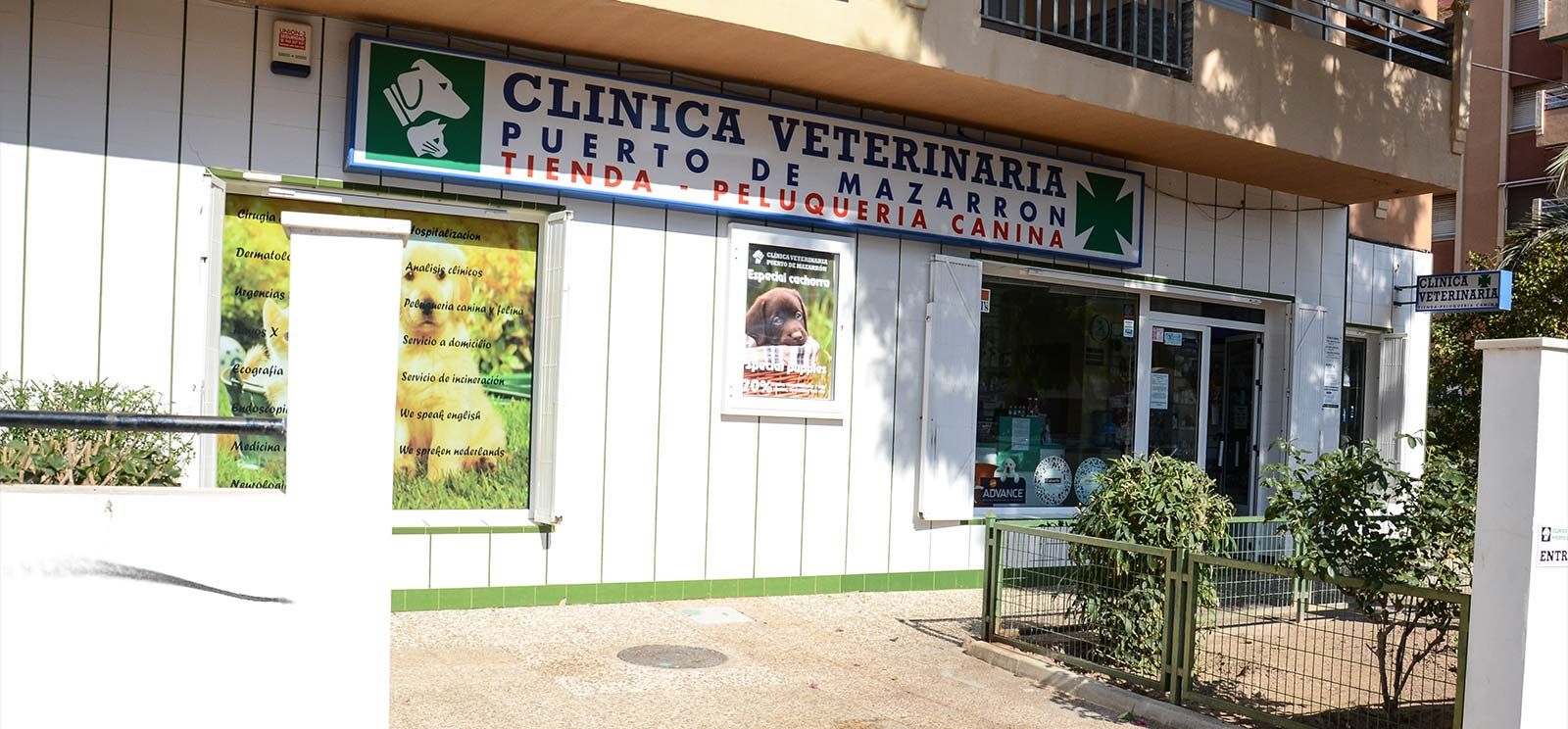 Clínica Veterinaria Puerto de Mazarrón banner 1